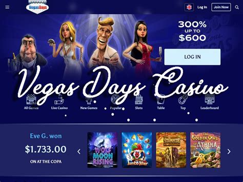 Vegas days casino codigo promocional